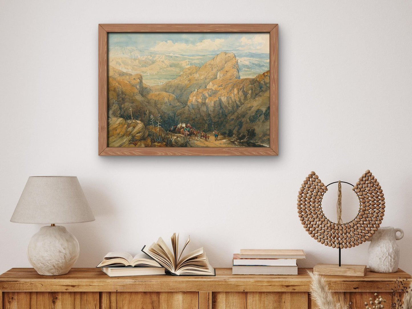 Descent into the Plain of Granada by David Roberts, 1834, Romanticism and Classical Landscapes, fine art print