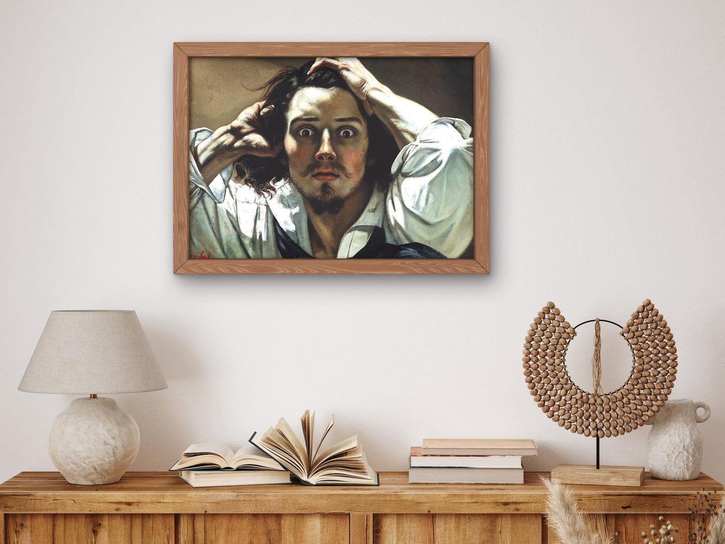 Desperate Man by Gustave Courbet, 1843, Realism and Naturalism, fine art print