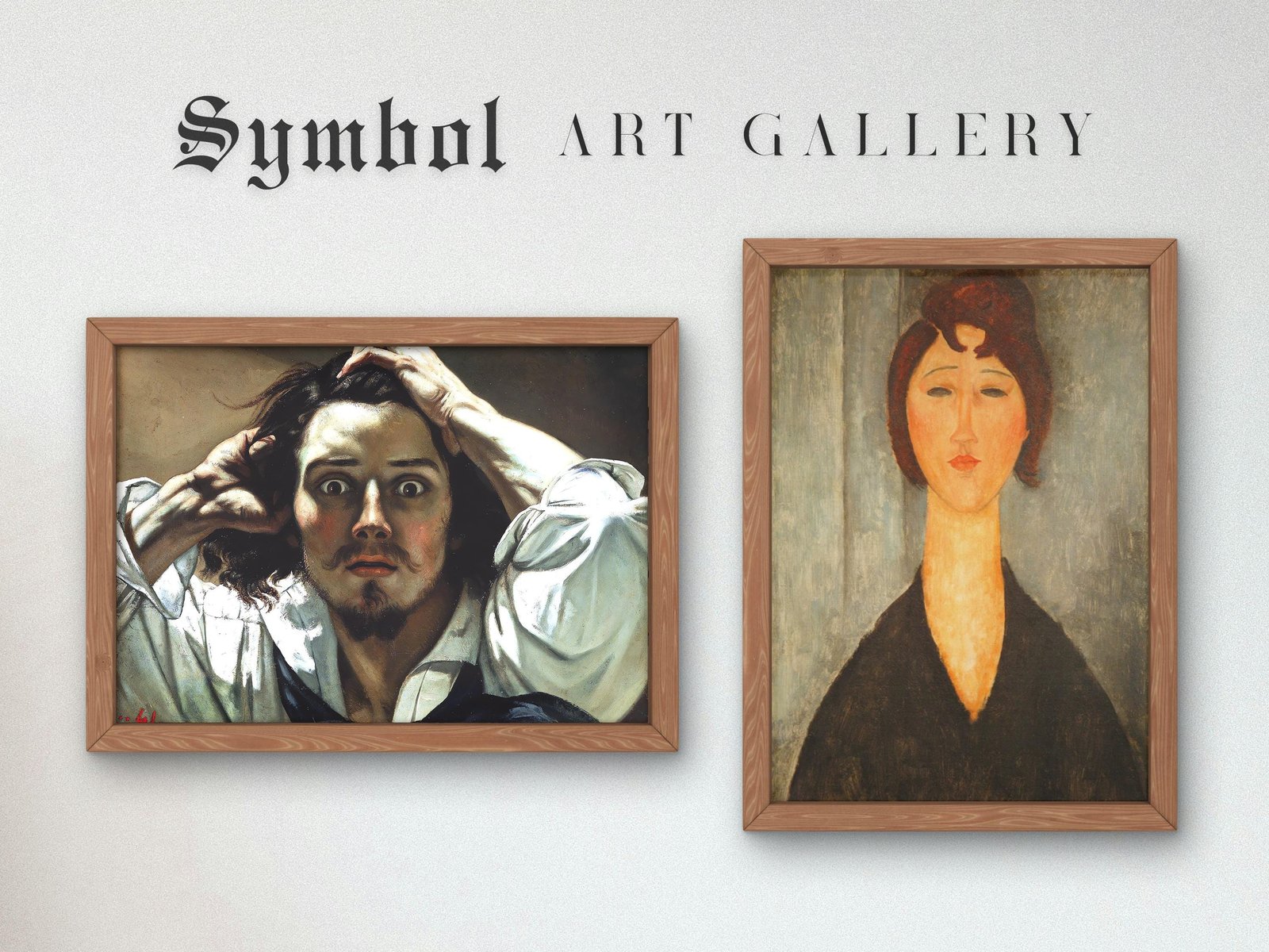 Desperate Man by Gustave Courbet, 1843, Realism and Naturalism, fine art print