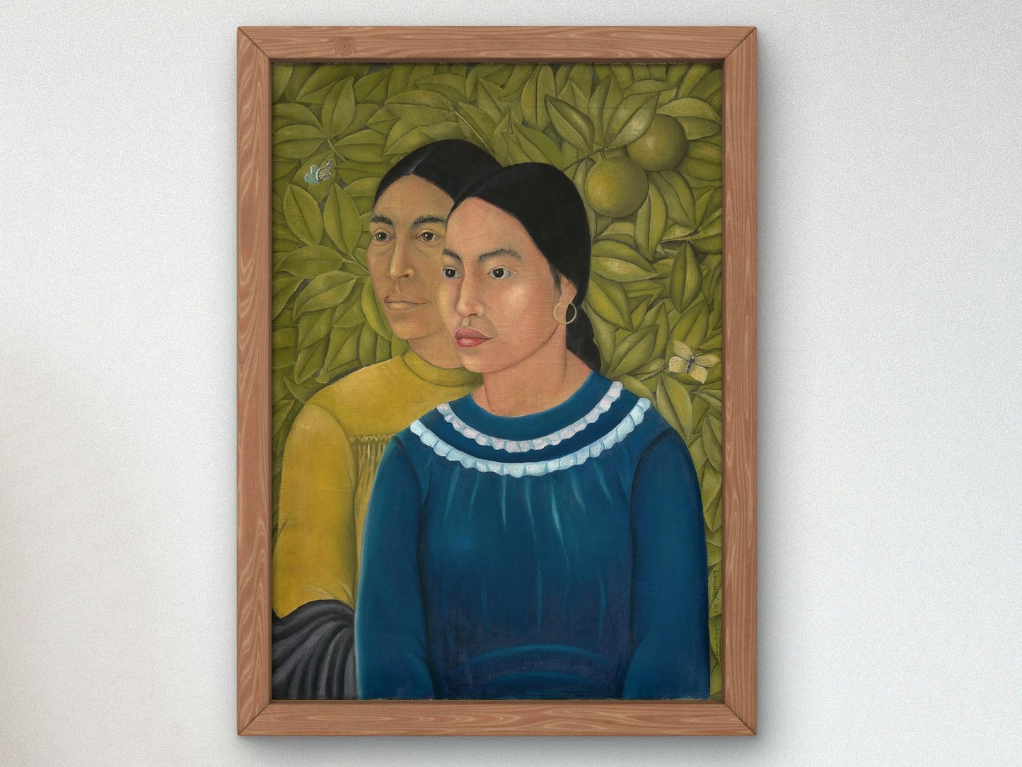 Dos Mujeres by Frida Kahlo, 1928, Surrealism and Modern Art, fine art print