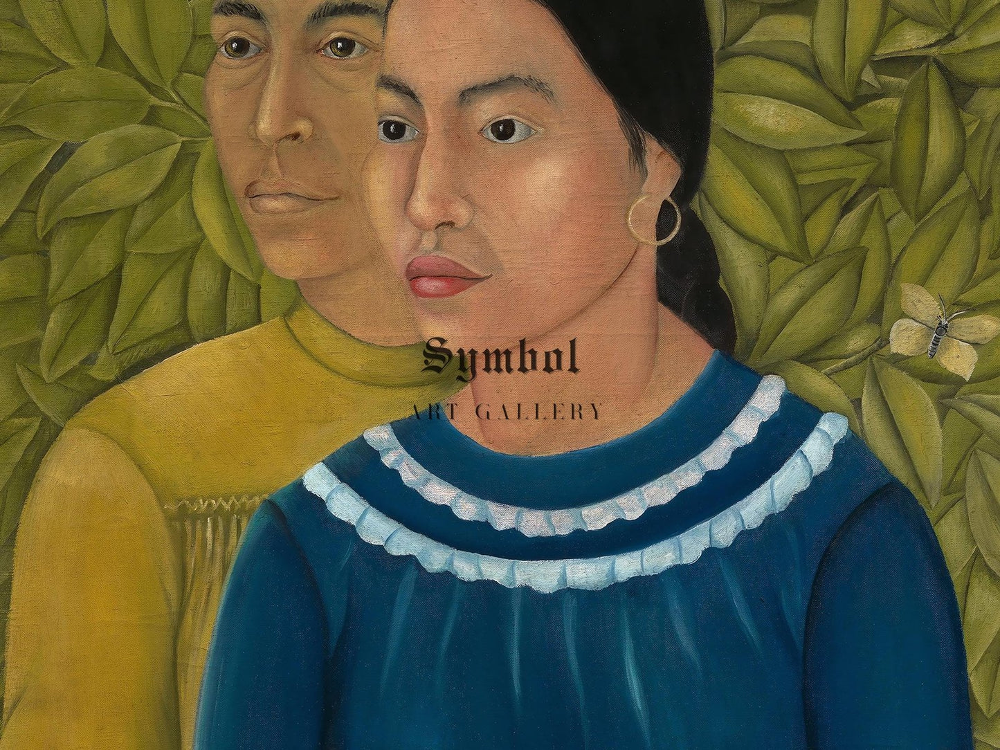 Dos Mujeres by Frida Kahlo, 1928, Surrealism and Modern Art, fine art print