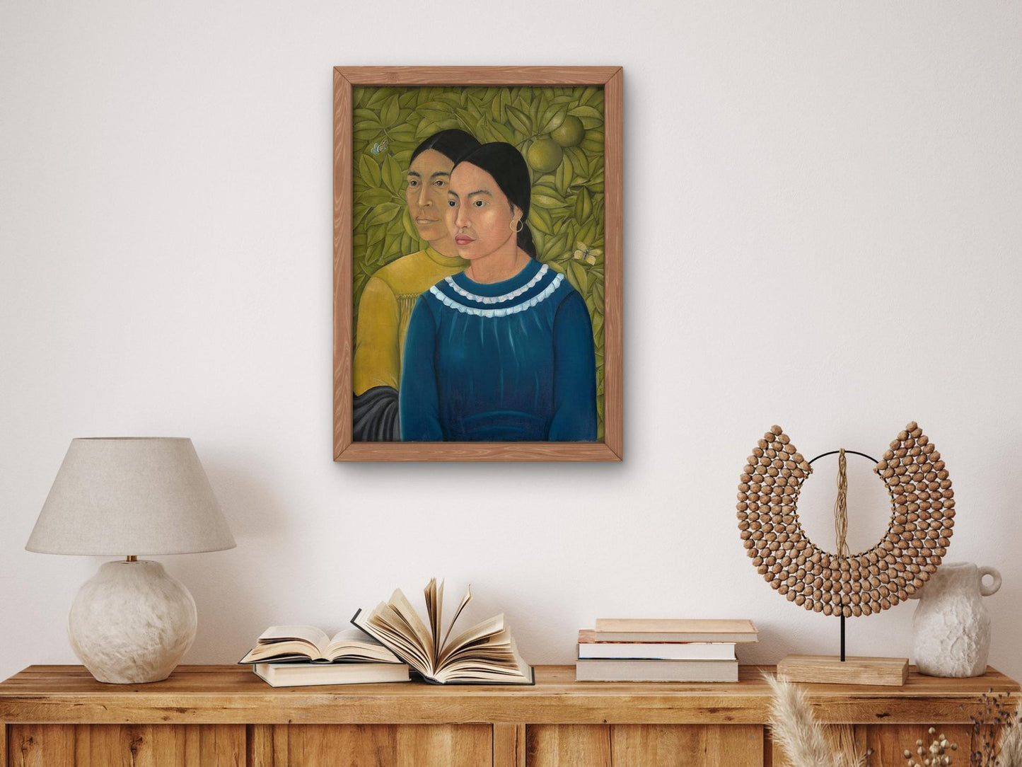 Dos Mujeres by Frida Kahlo, 1928, Surrealism and Modern Art, fine art print