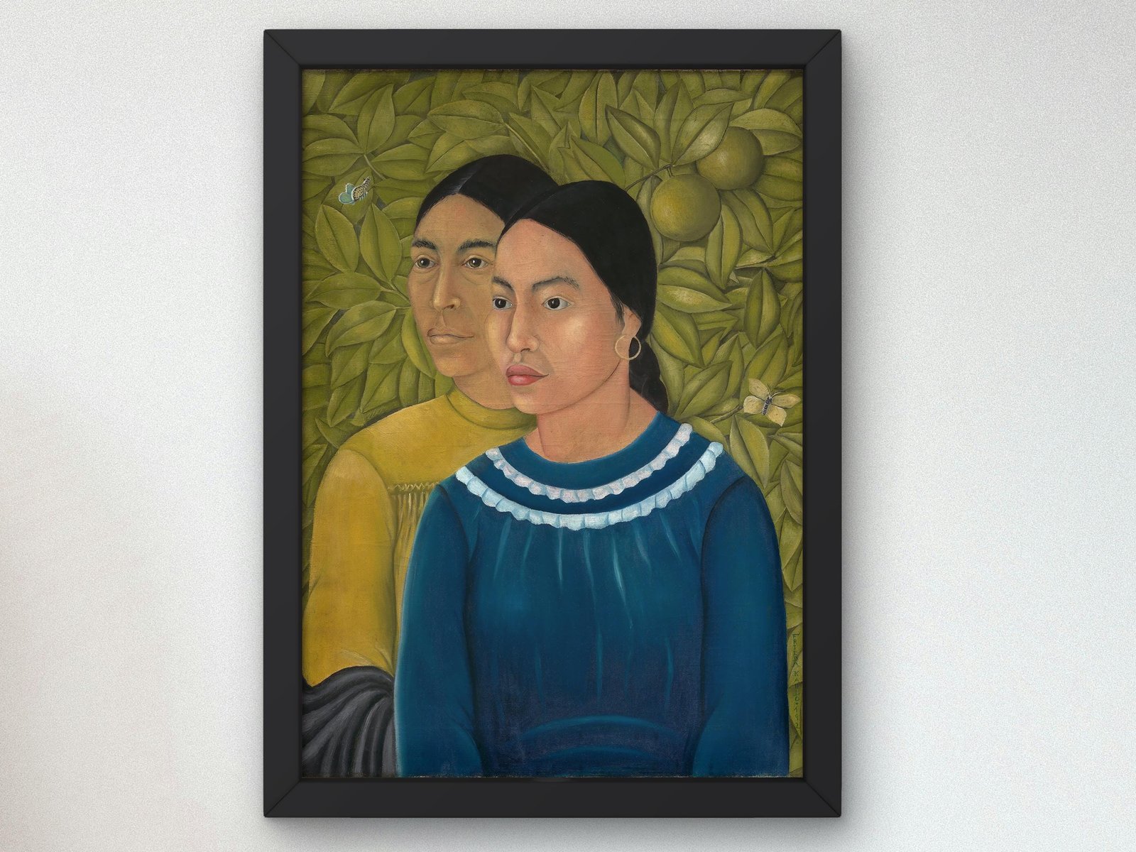Dos Mujeres by Frida Kahlo, 1928, Surrealism and Modern Art, fine art print