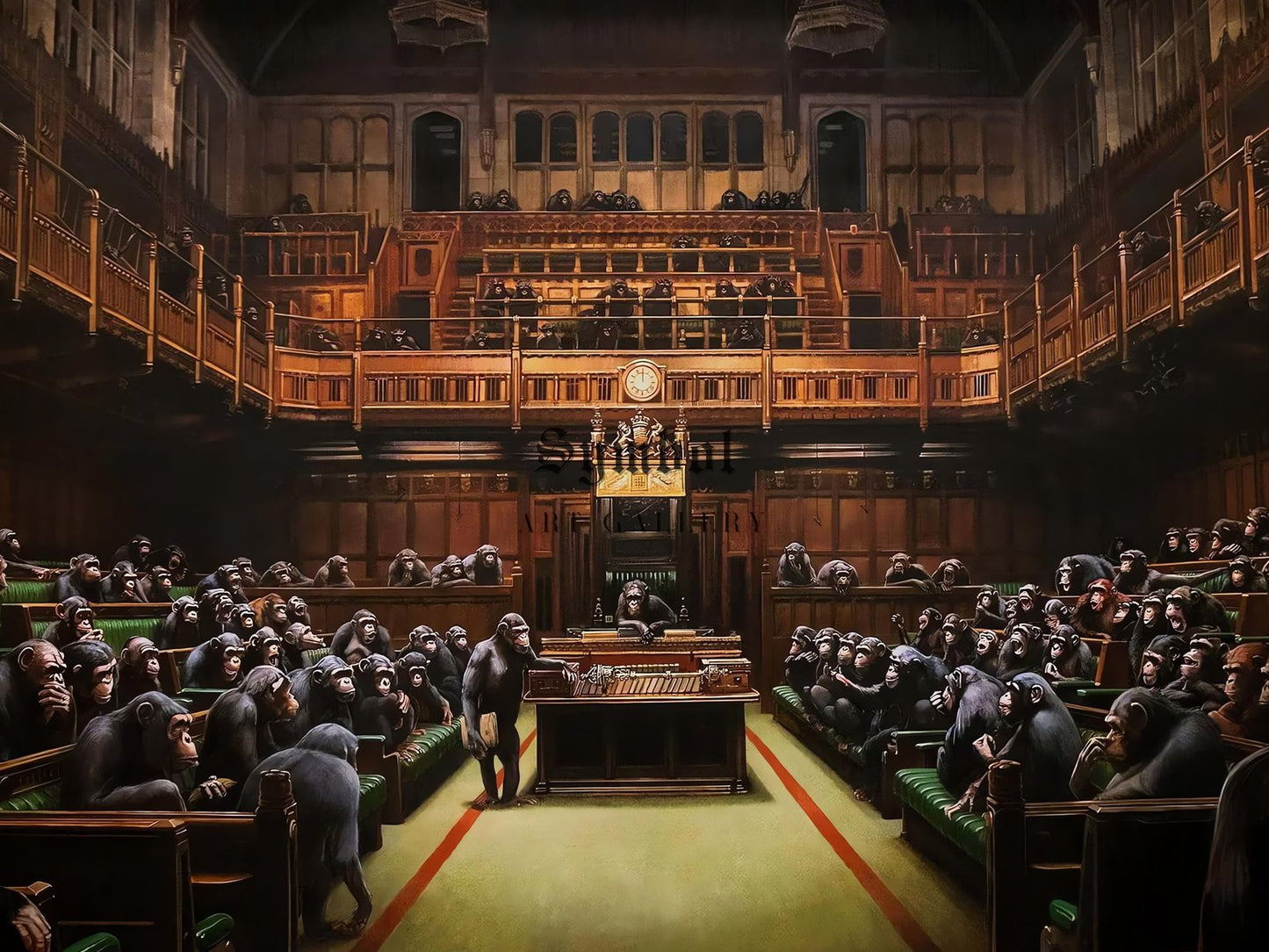 Devolved Parliament by Peter Halley, 1989, Surrealism and Modern Art, fine art print