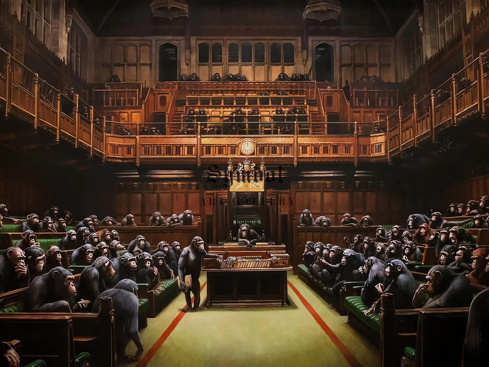 Devolved Parliament by Peter Halley, 1989, Surrealism and Modern Art, fine art print