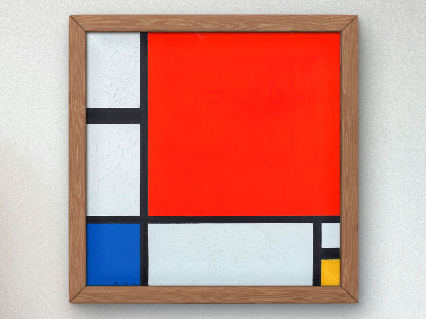Composition with Red and Blue and Yellow by Piet Mondrian 1931, Museum Quality Print, Modern art, home Deco Wallart Poster Housewarming Gift