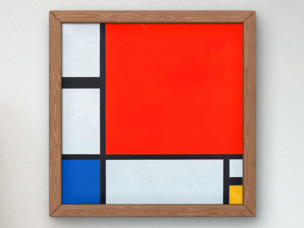 Composition with Red and Blue and Yellow by Piet Mondrian 1931, Museum Quality Print, Modern art, home Deco Wallart Poster Housewarming Gift