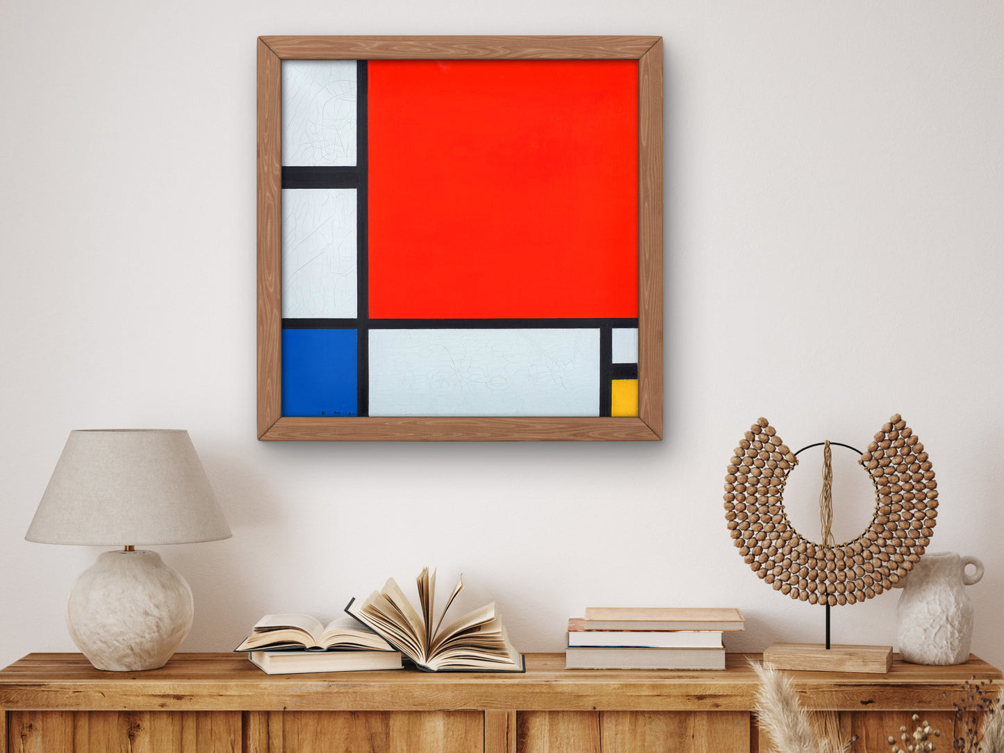 Composition with Red and Blue and Yellow by Piet Mondrian 1931, Museum Quality Print, Modern art, home Deco Wallart Poster Housewarming Gift