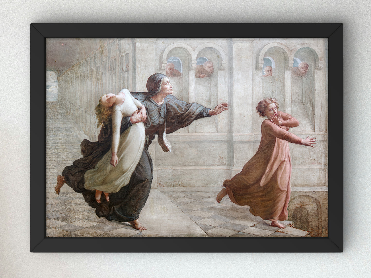 The Nightmare by Louis Janmot 1862, Wall Art Print, Fine Art Reproduction, Museum Quality Decor, Poster