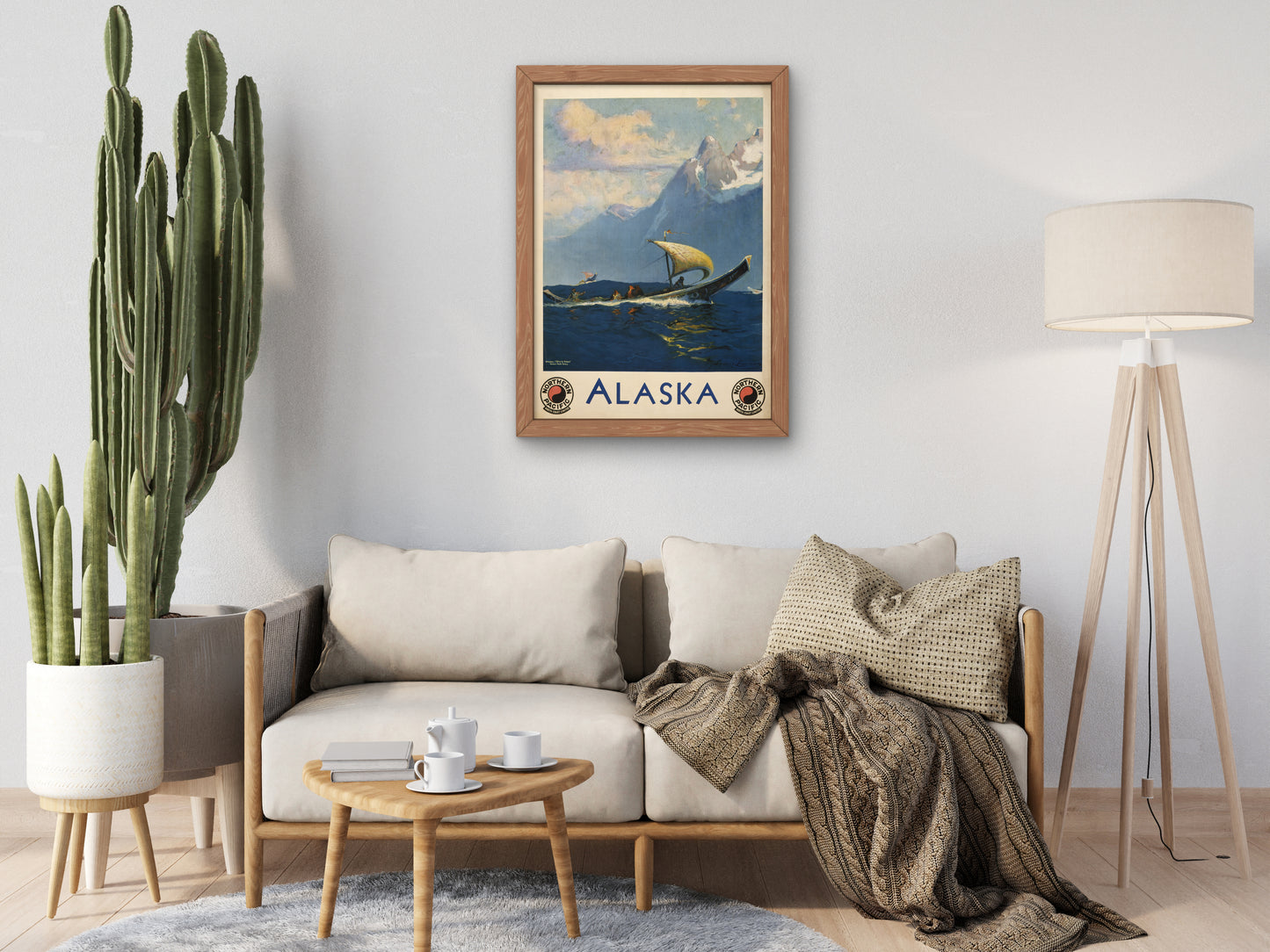Alaska North Coast Limited by Sydney Mortimer Laurence 1920, Wall Art Print, Fine Art Reproduction, Museum Quality Decor, Poster