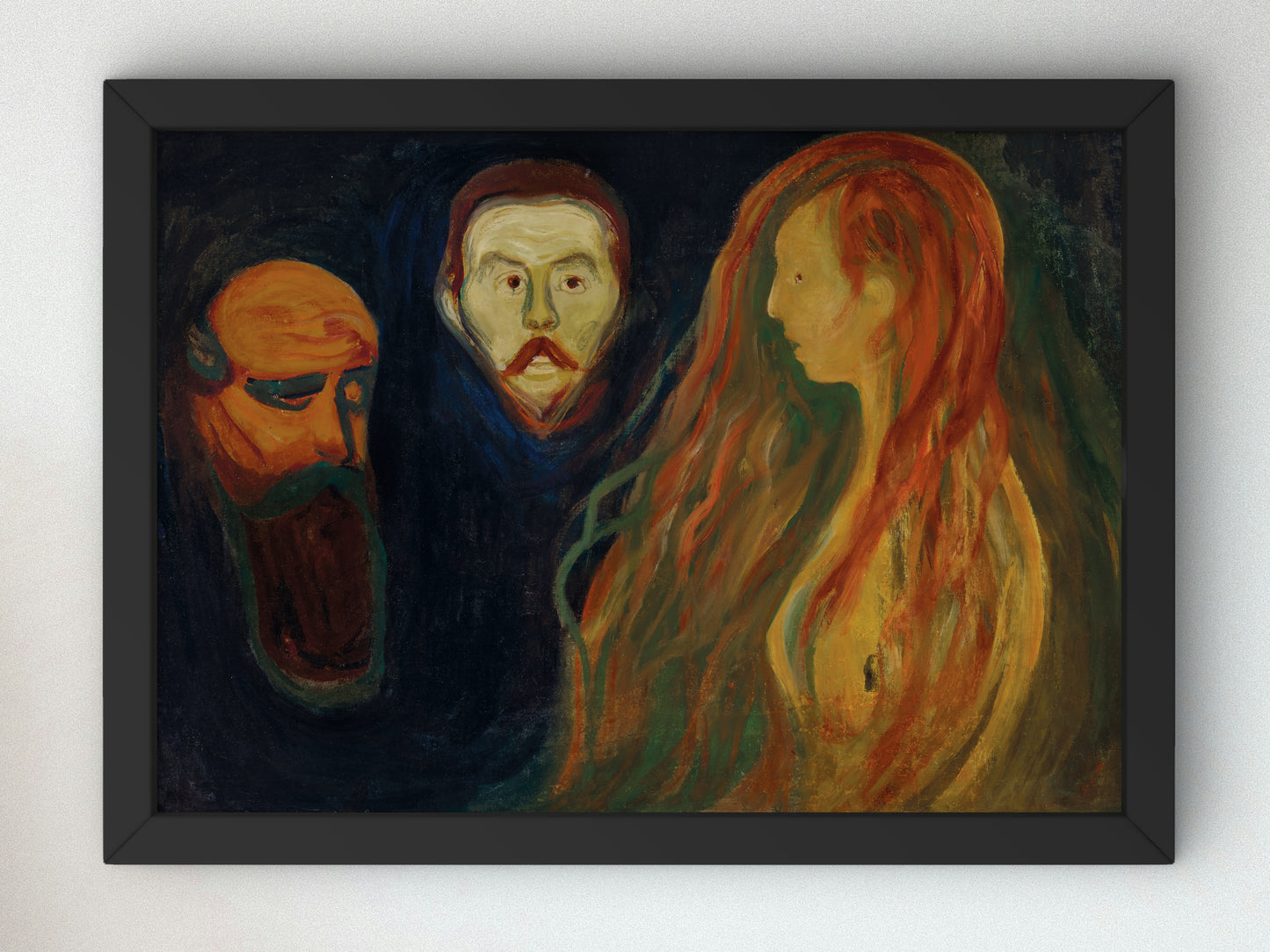 Tragedy by Edvard Munch 1898, Wall Art Print, Fine Art Reproduction, Museum Quality Decor, Poster