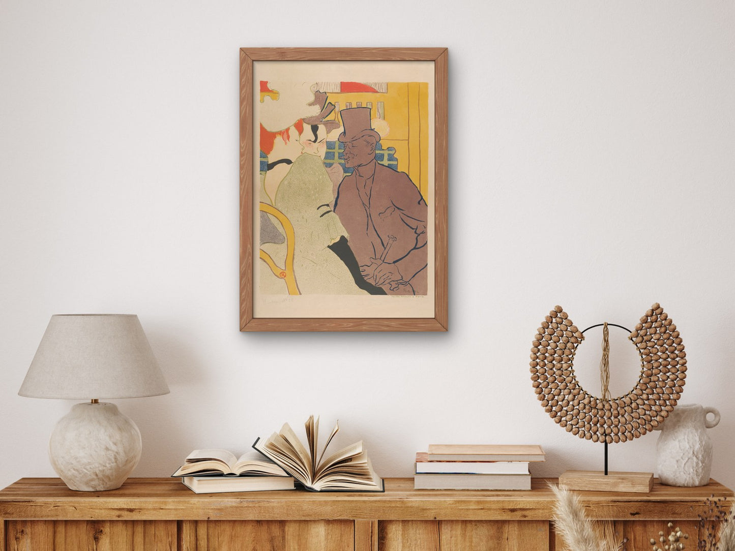 The Englishman at the Moulin Rouge by Henri de Toulouse Lautrec 1892, Wall Art Print, Fine Art Reproduction, Museum Quality Decor, Poster