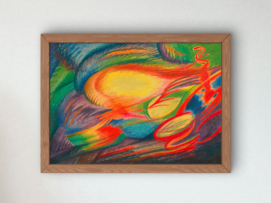 Allegro by Karl Wiener 1928, Wall Art Print, Fine Art Reproduction, Museum Quality Decor, Poster