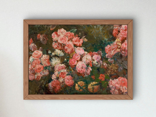 Flowers by Eliseu Visconti 1917, Wall Art Print, Fine Art Reproduction, Museum Quality Decor, Poster