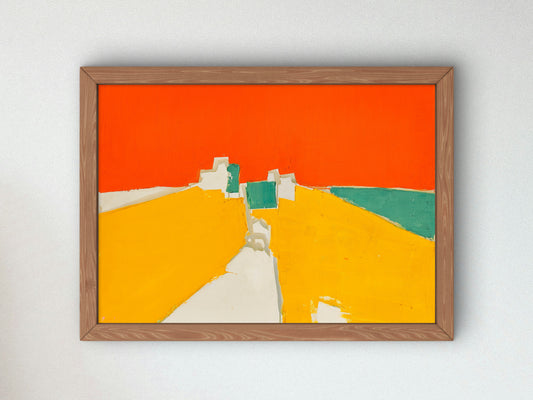 Agrigente by Nicolas de Staël 1954, Wall Art Print, Fine Art Reproduction, Museum Quality Decor, Poster