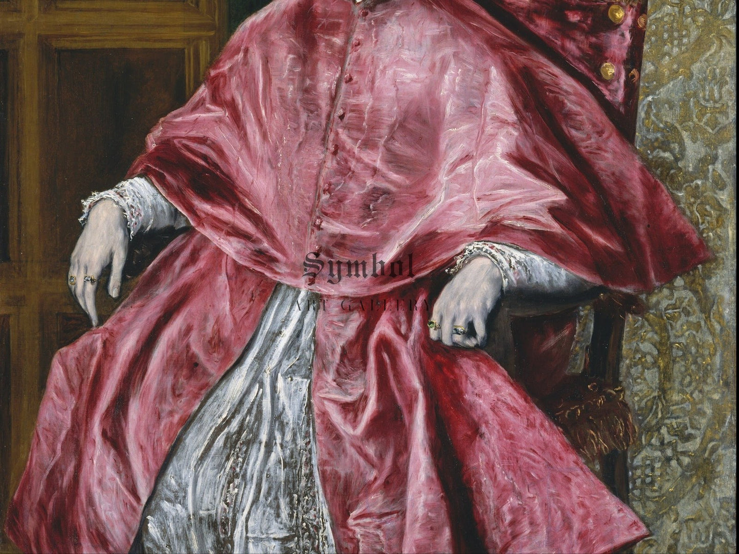 Cardinal Fernando Nino de Guevara by El Greco 1600, Wall Art Print, Fine Art Reproduction, Museum Quality Decor, Poster