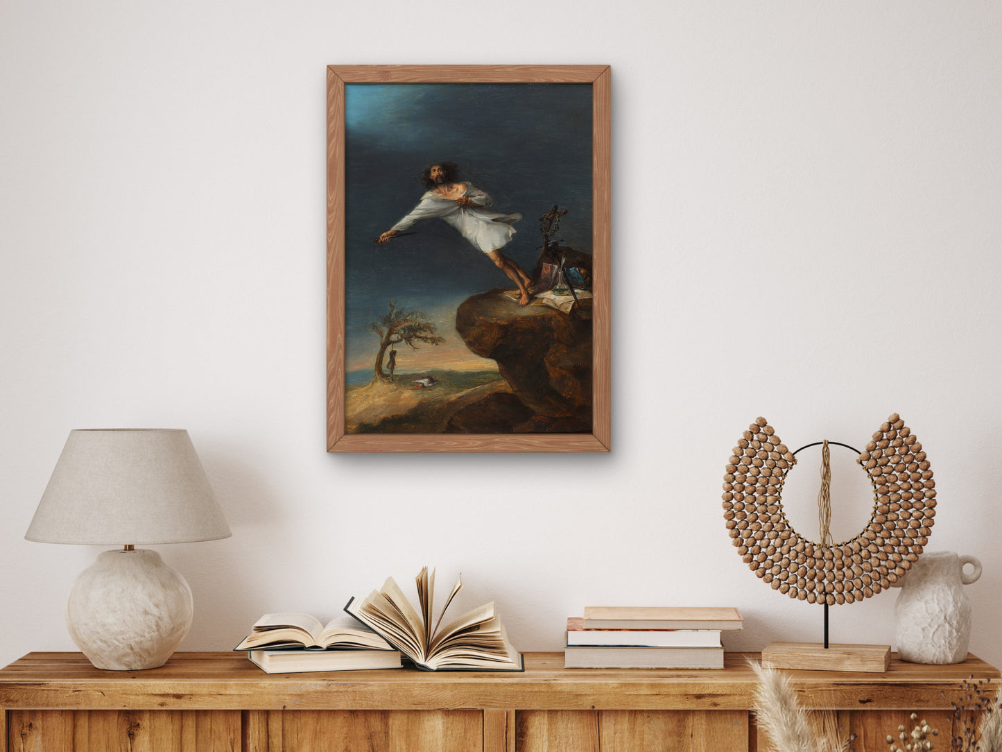 Satire of Romantic Suicide by Leonardo Alenza 1839, Wall Art Print, Fine Art Reproduction, Museum Quality Decor, Poster