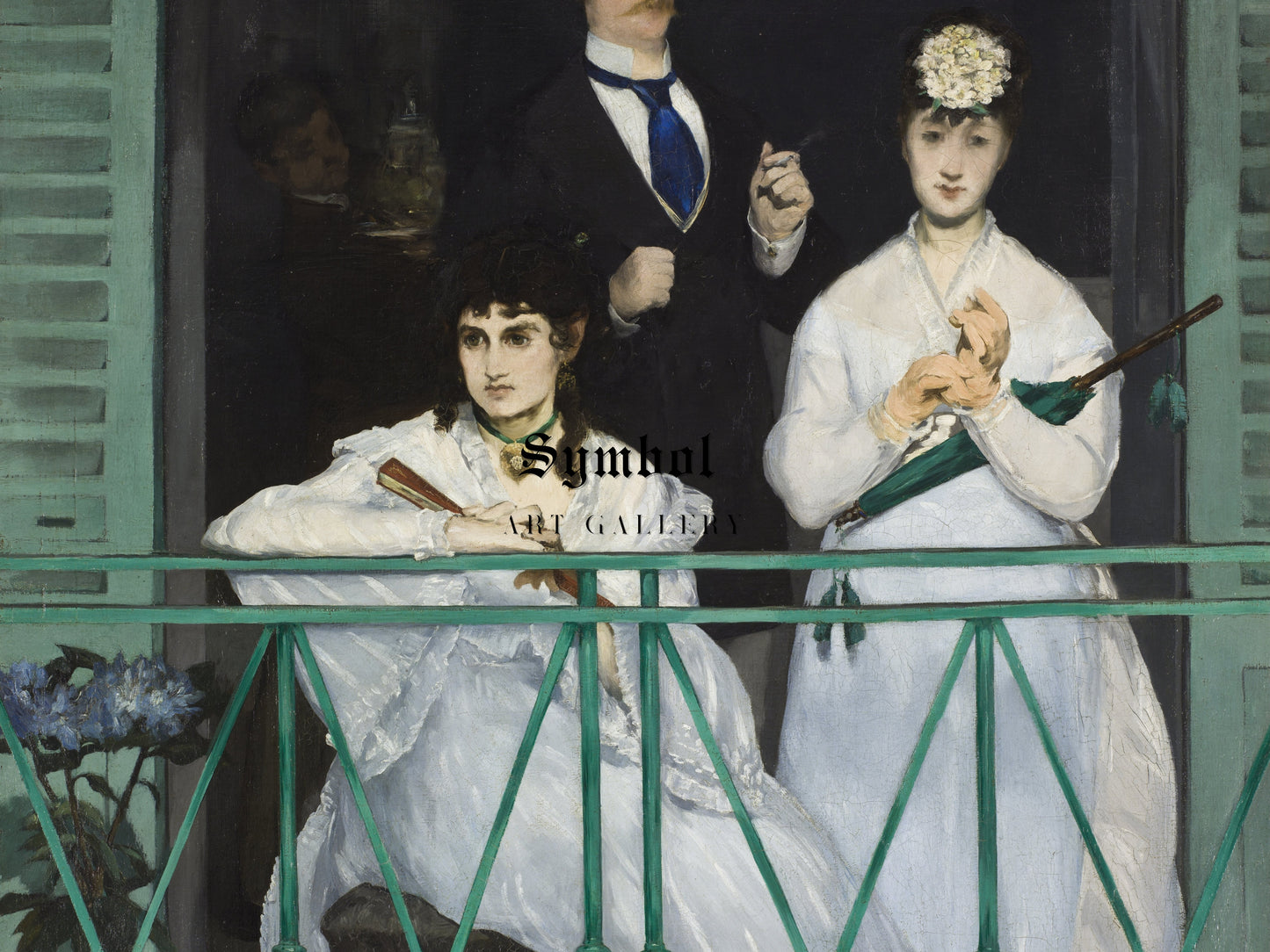The Balcony by Édouard Manet 1869, Wall Art Print, Fine Art Reproduction, Museum Quality Decor, Poster