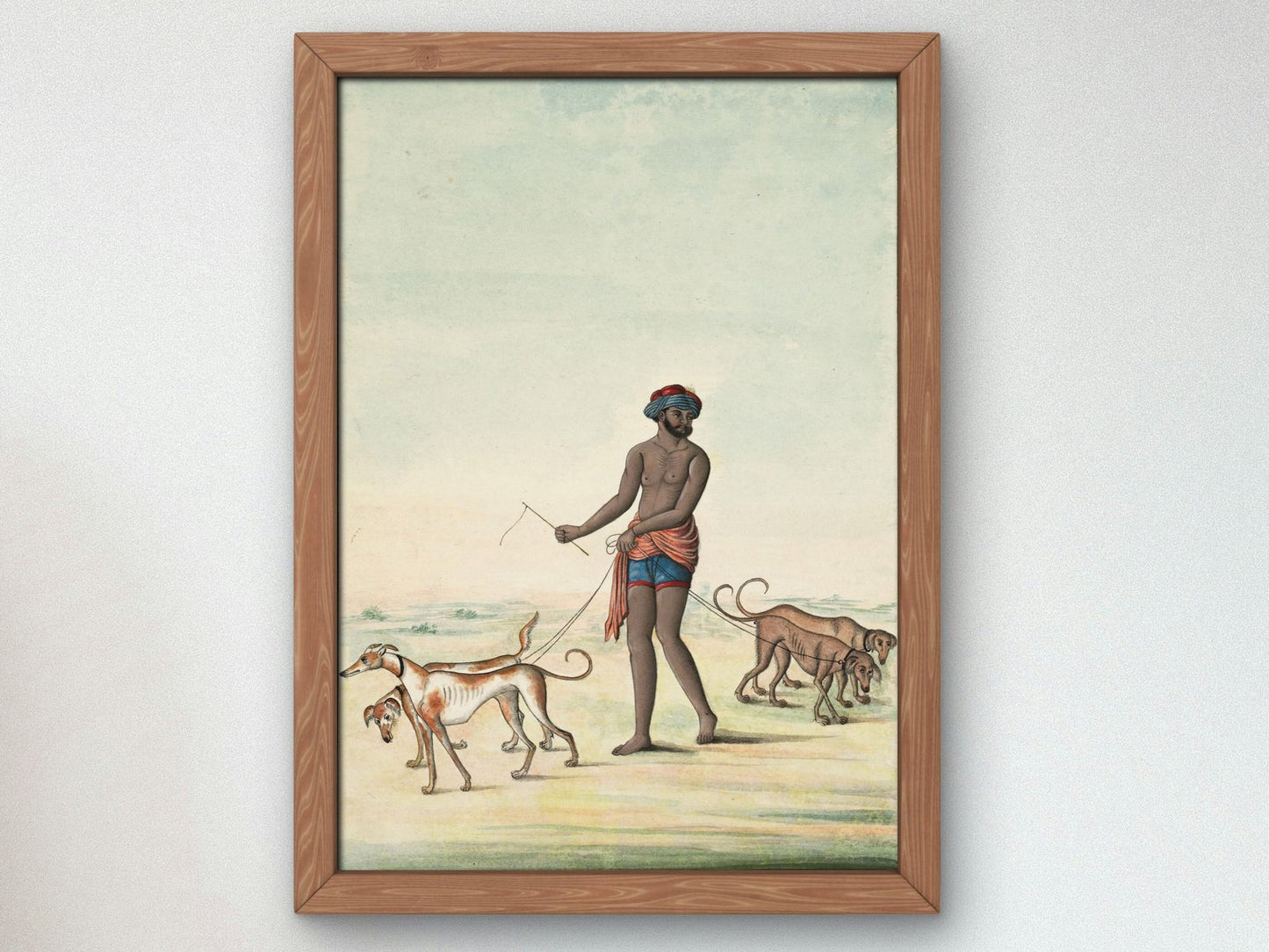 Dog Walker, 1830, Realism and Naturalism, fine art print