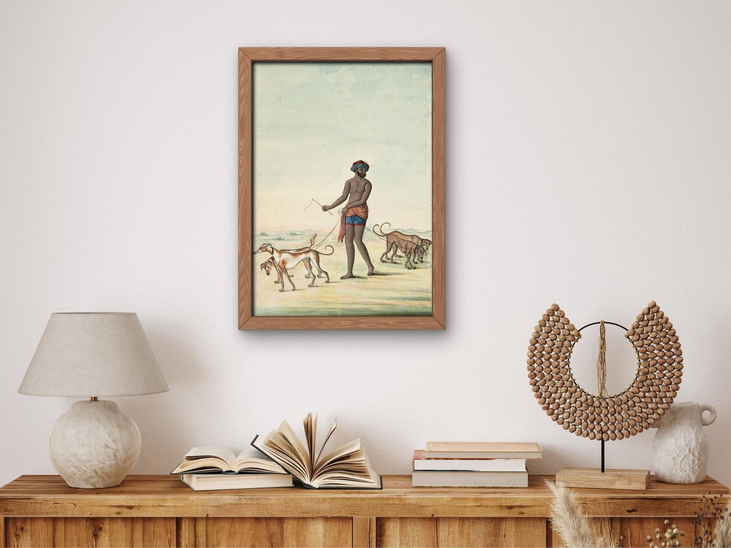 Dog Walker, 1830, Realism and Naturalism, fine art print