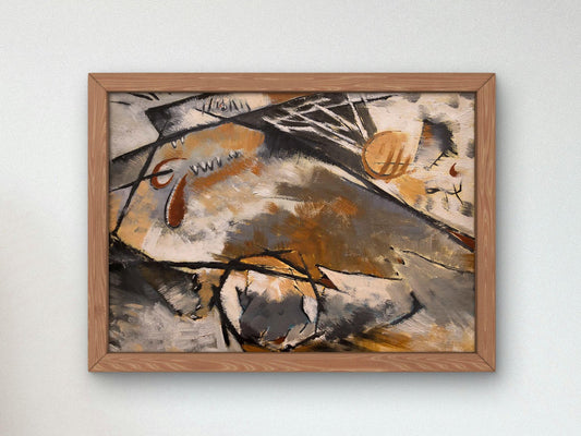 Dogs Chasing Each Other by Arthur Dove, 1929, Art Deco and American Modernism, fine art print