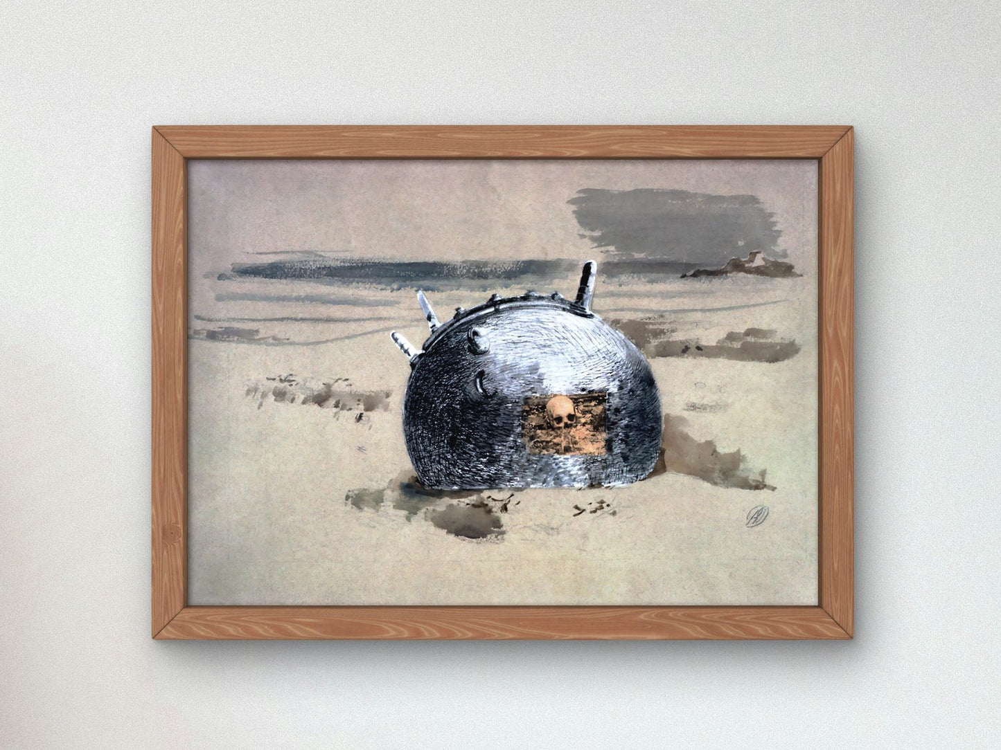 Don't Forget the Diver by Paul Nash, 1942, Surrealism and Modern Art, fine art print