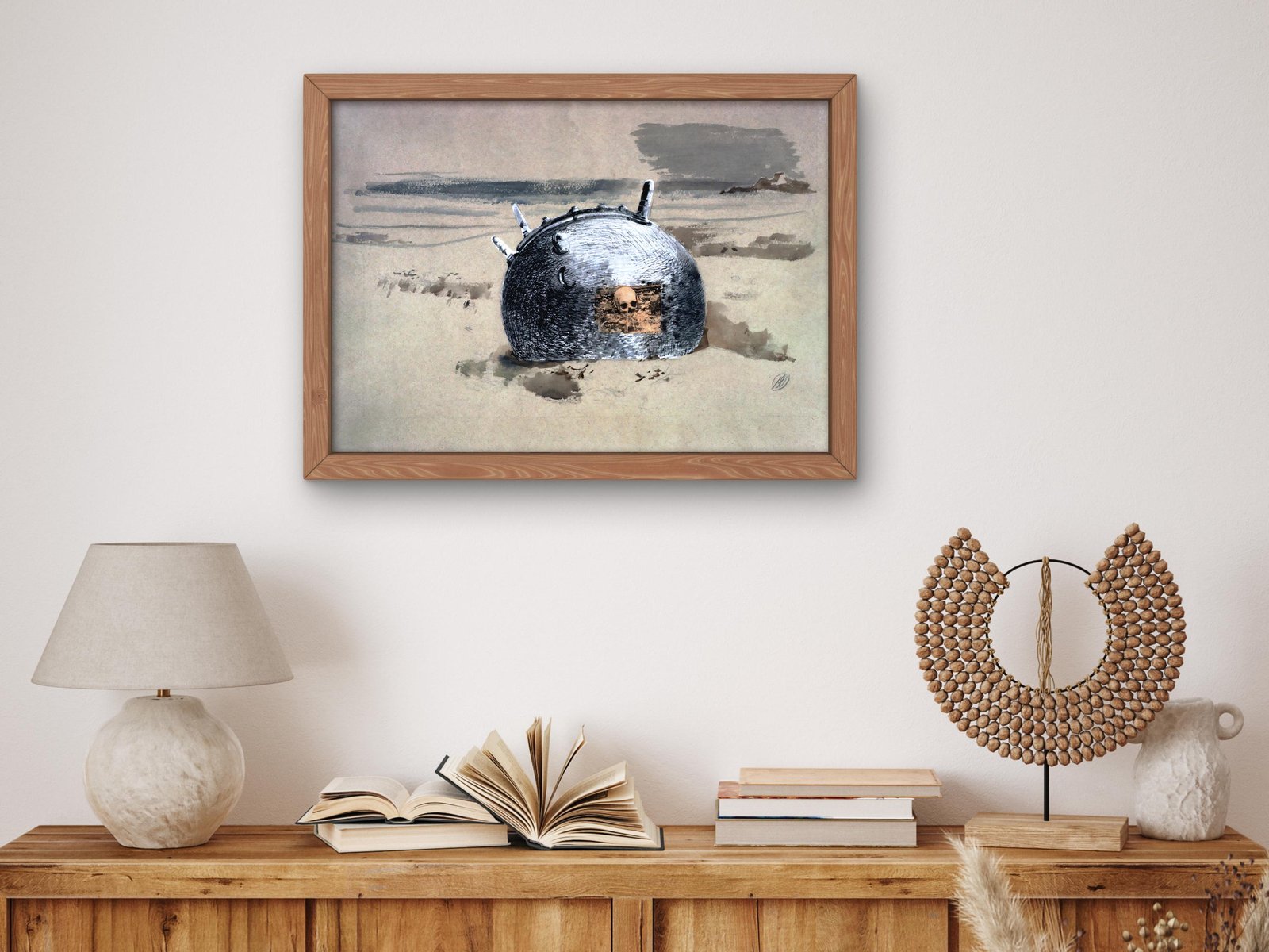 Don't Forget the Diver by Paul Nash, 1942, Surrealism and Modern Art, fine art print