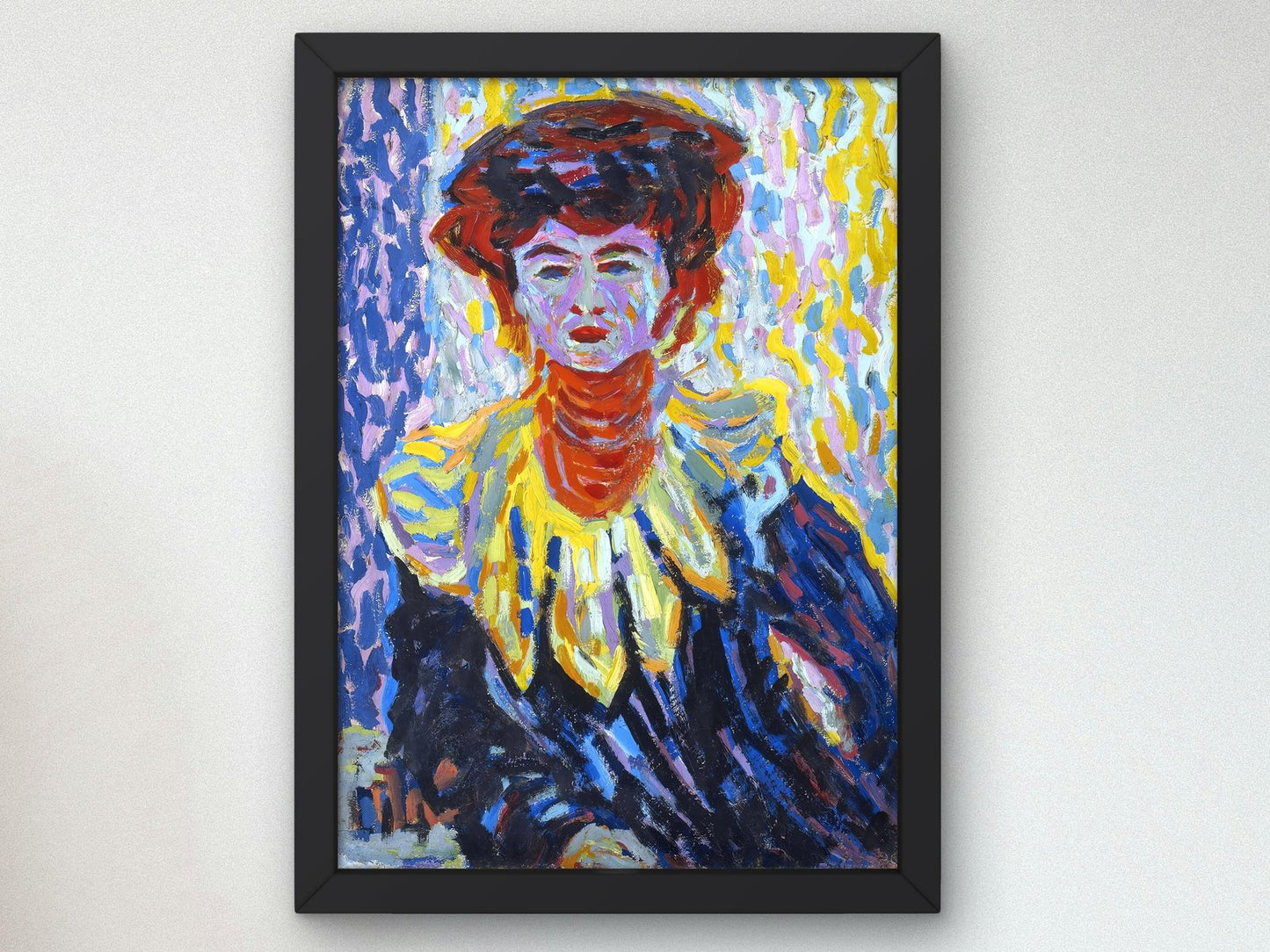 Doris with Ruffed Collar by Ernst Ludwig Kirchner, 1927, Expressionism and Fauvism, fine art print