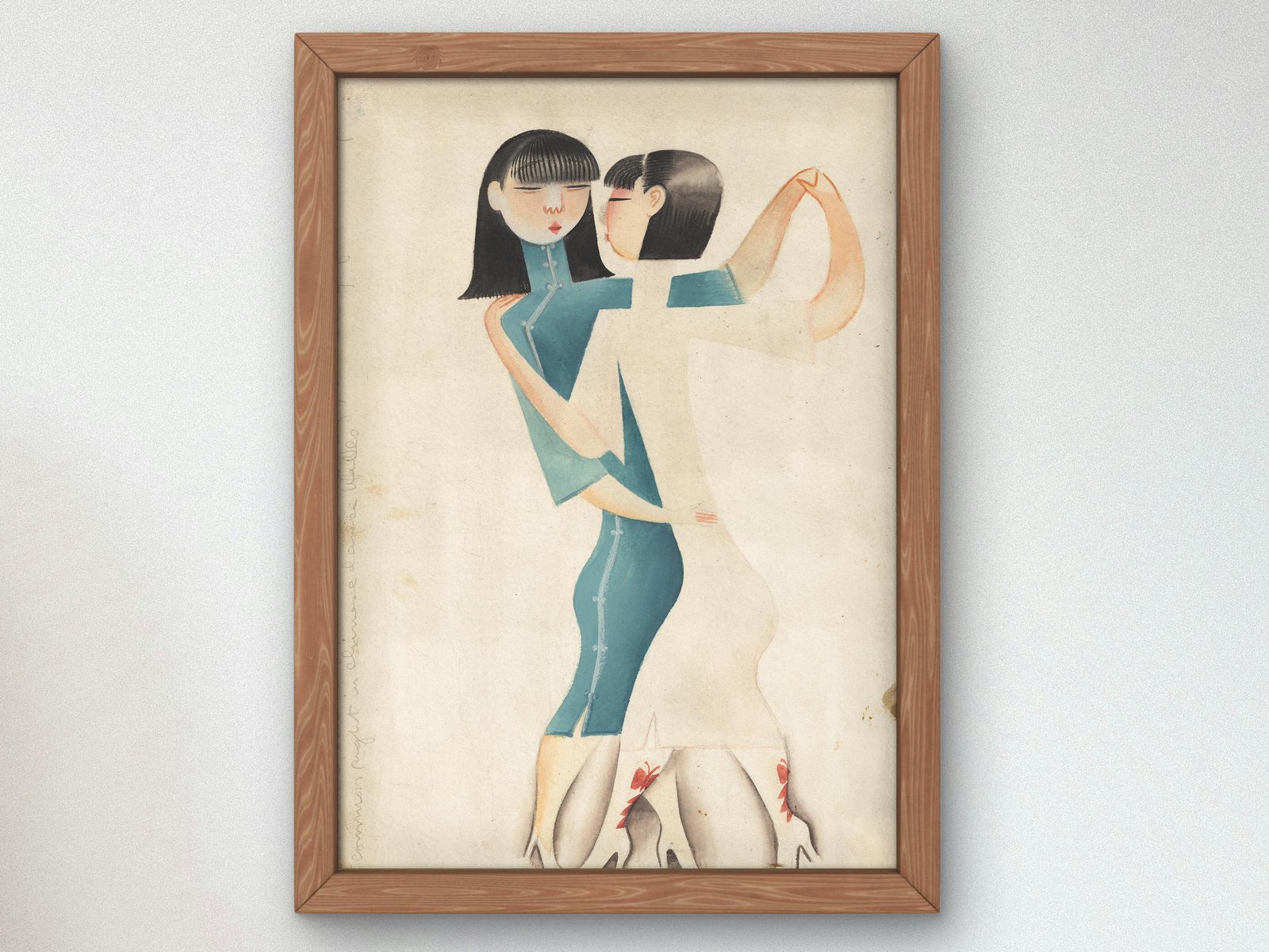 Dos Chicas Bailando by Miguel Covarrubias, 1925, Art Deco and American Modernism, fine art print