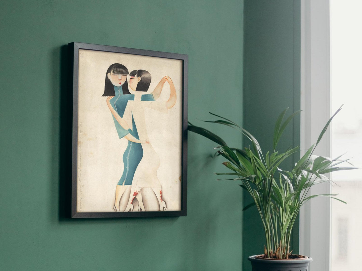 Dos Chicas Bailando by Miguel Covarrubias, 1925, Art Deco and American Modernism, fine art print