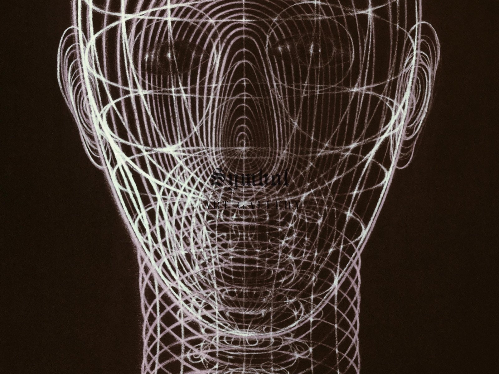 Drawing of a Human Head by Pavel Tchelitchew, 1951, Surrealism and Modern Art, fine art print