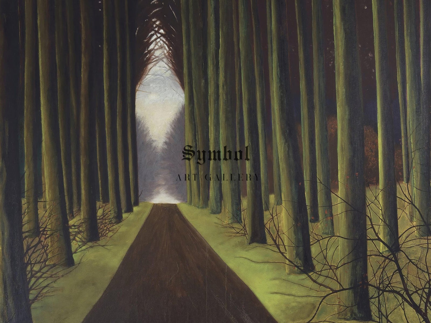 Drève avec arbres by Léon Spilliaert, 1935, Art Deco and American Modernism, fine art print