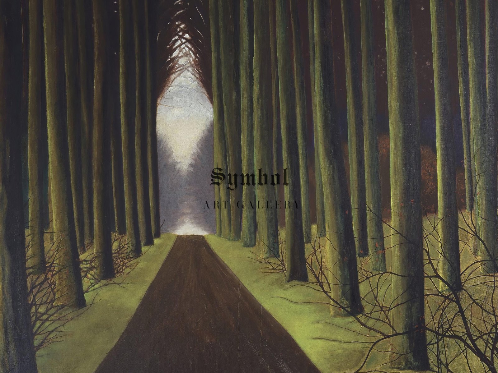 Drève avec arbres by Léon Spilliaert, 1935, Art Deco and American Modernism, fine art print