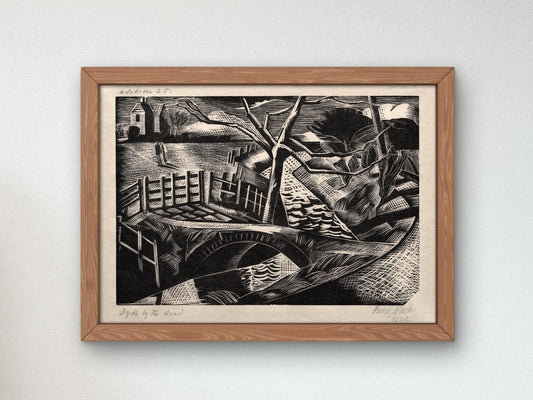 Dyke by the Road by Paul Nash, 1922, Art Deco and American Modernism, fine art print