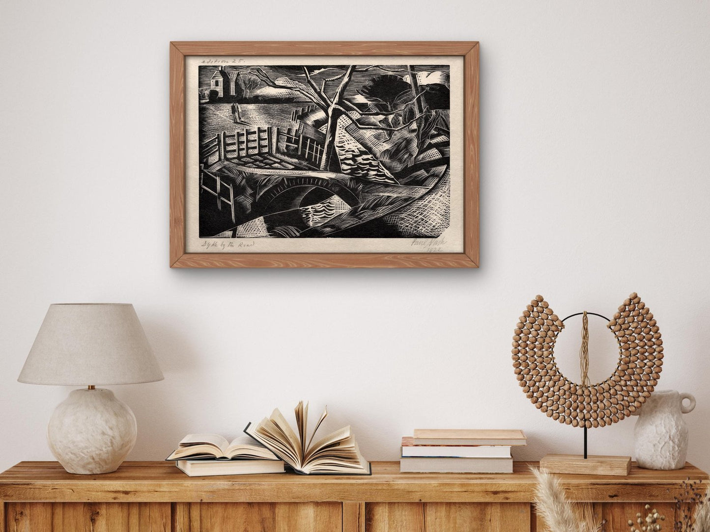 Dyke by the Road by Paul Nash, 1922, Art Deco and American Modernism, fine art print