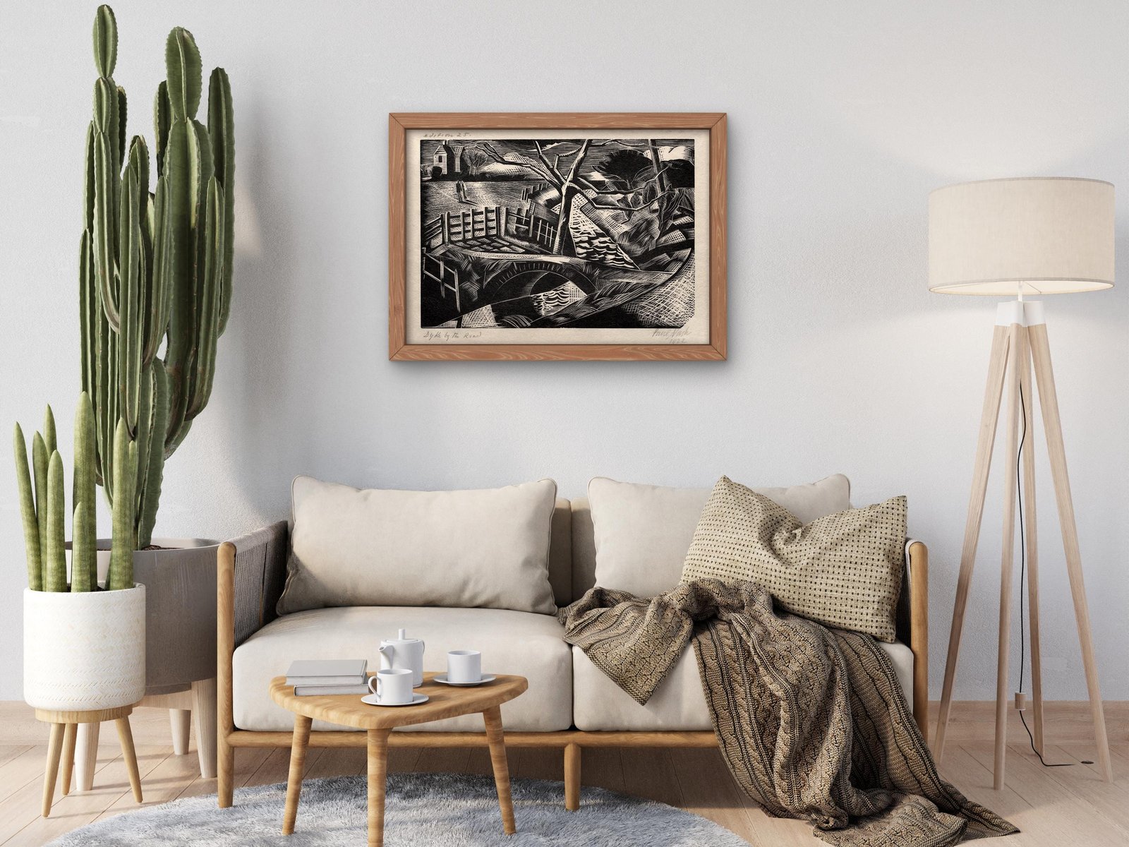 Dyke by the Road by Paul Nash, 1922, Art Deco and American Modernism, fine art print