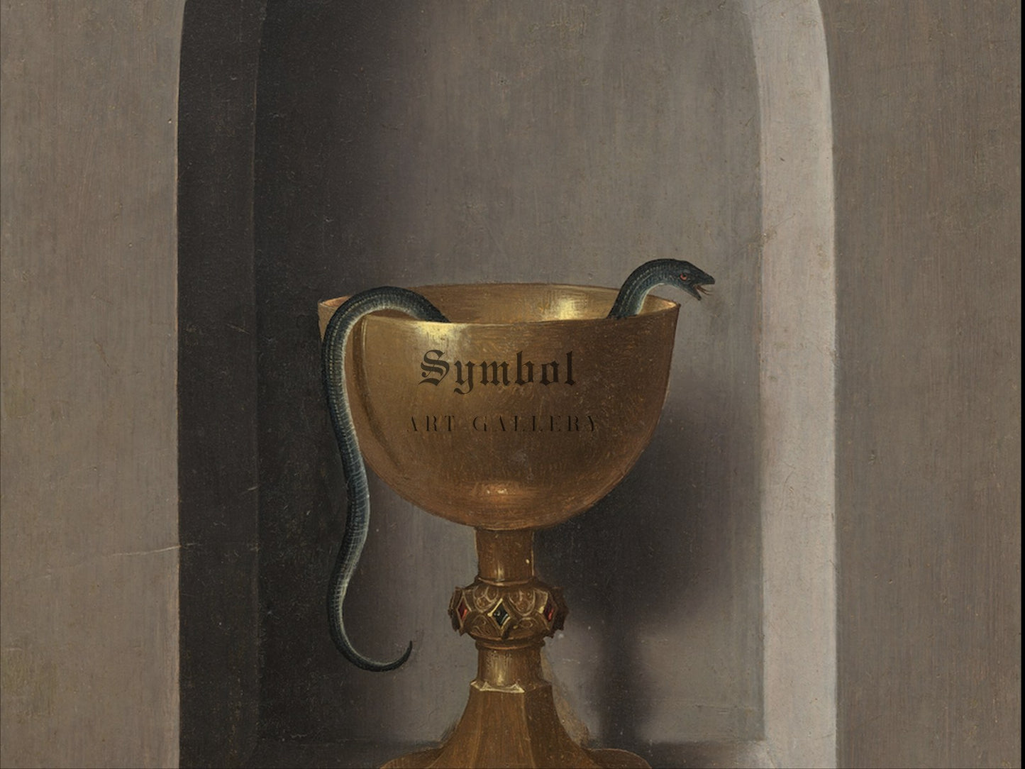 Chalice of Saint John the Evangelist by Hans Memling 1476, Wall Art Print, Fine Art Reproduction, Museum Quality Decor, Poster