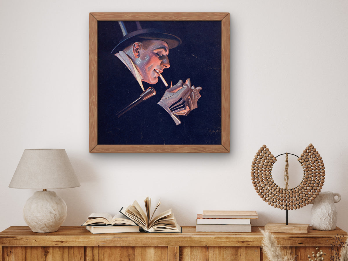 Fatima Cigarette by Joseph Christian Leyendecker 1920, Wall Art Print, Fine Art Reproduction, Museum Quality Decor, Poster