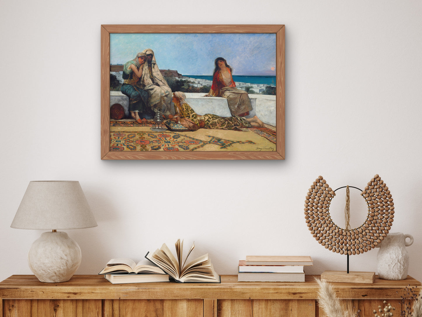 Twilight Hours by Jean Joseph Benjamin Constant 1884, Wall Art Print, Fine Art Reproduction, Museum Quality Decor, Poster