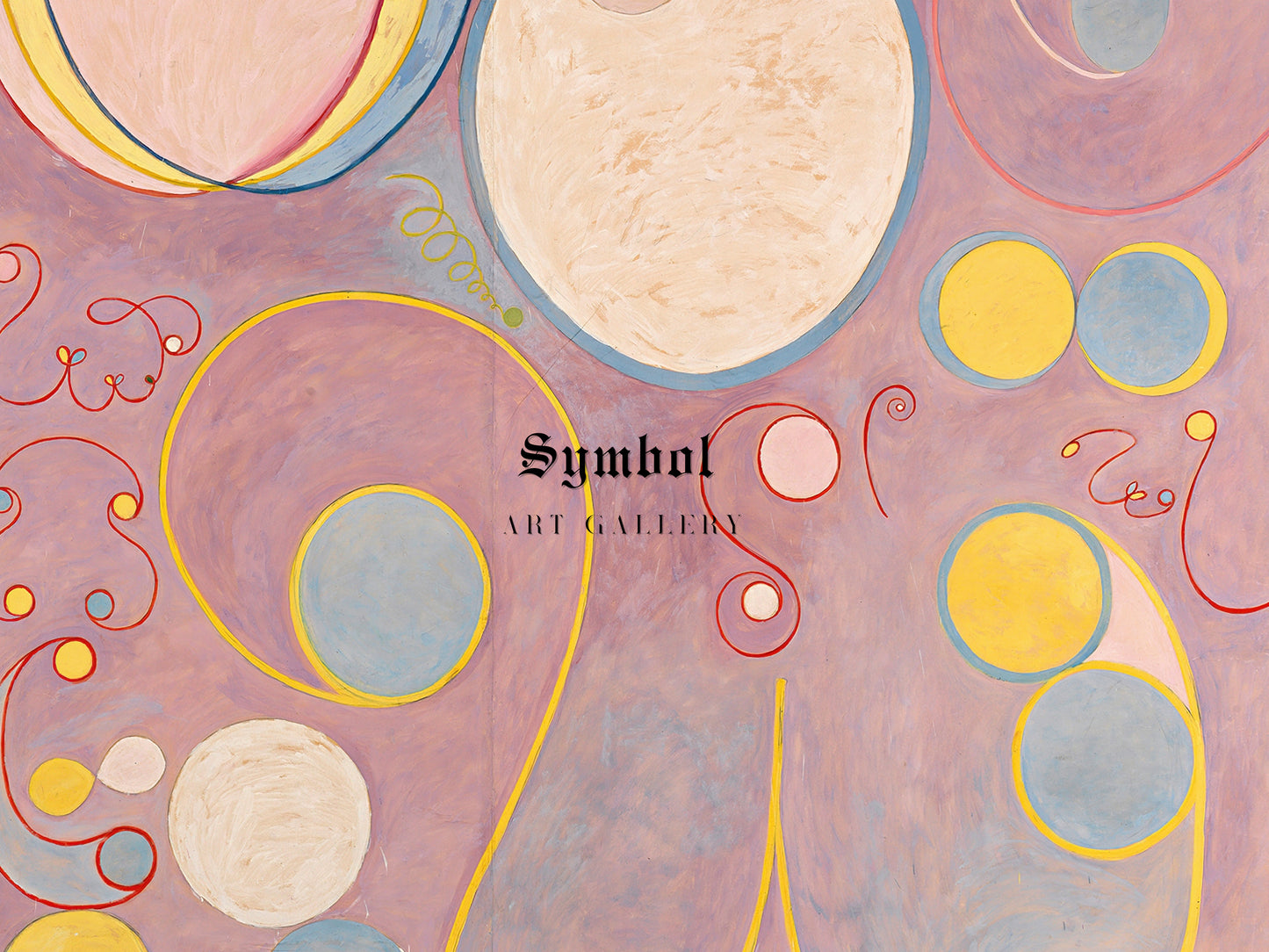 The Ten Largest No 8 Adulthood by Hilma af Klint 1907, Wall Art Print, Fine Art Reproduction, Museum Quality Decor, Poster