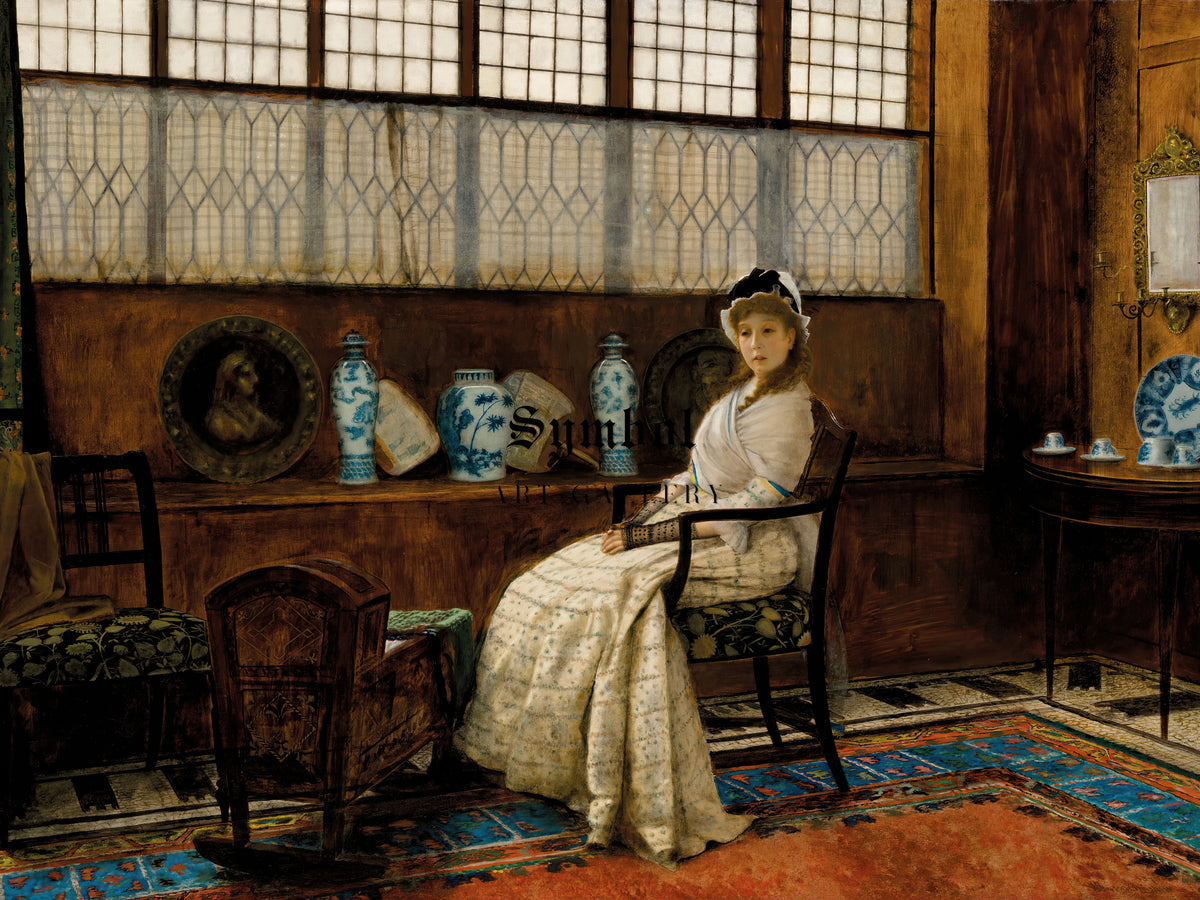 The Cradle Song by John Atkinson Grimshaw 1878, Wall Art Print, Fine Art Reproduction, Museum Quality Decor, Poster