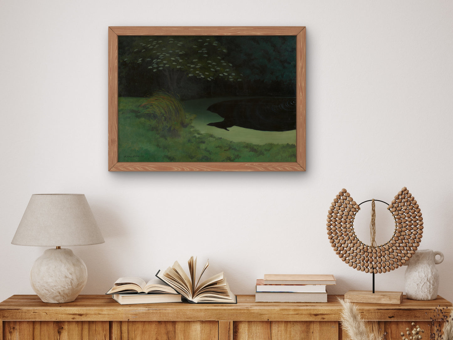 The Pond, Honfleur by Félix Vallotton 1909, Wall Art Print, Fine Art Reproduction, Museum Quality Decor, Poster