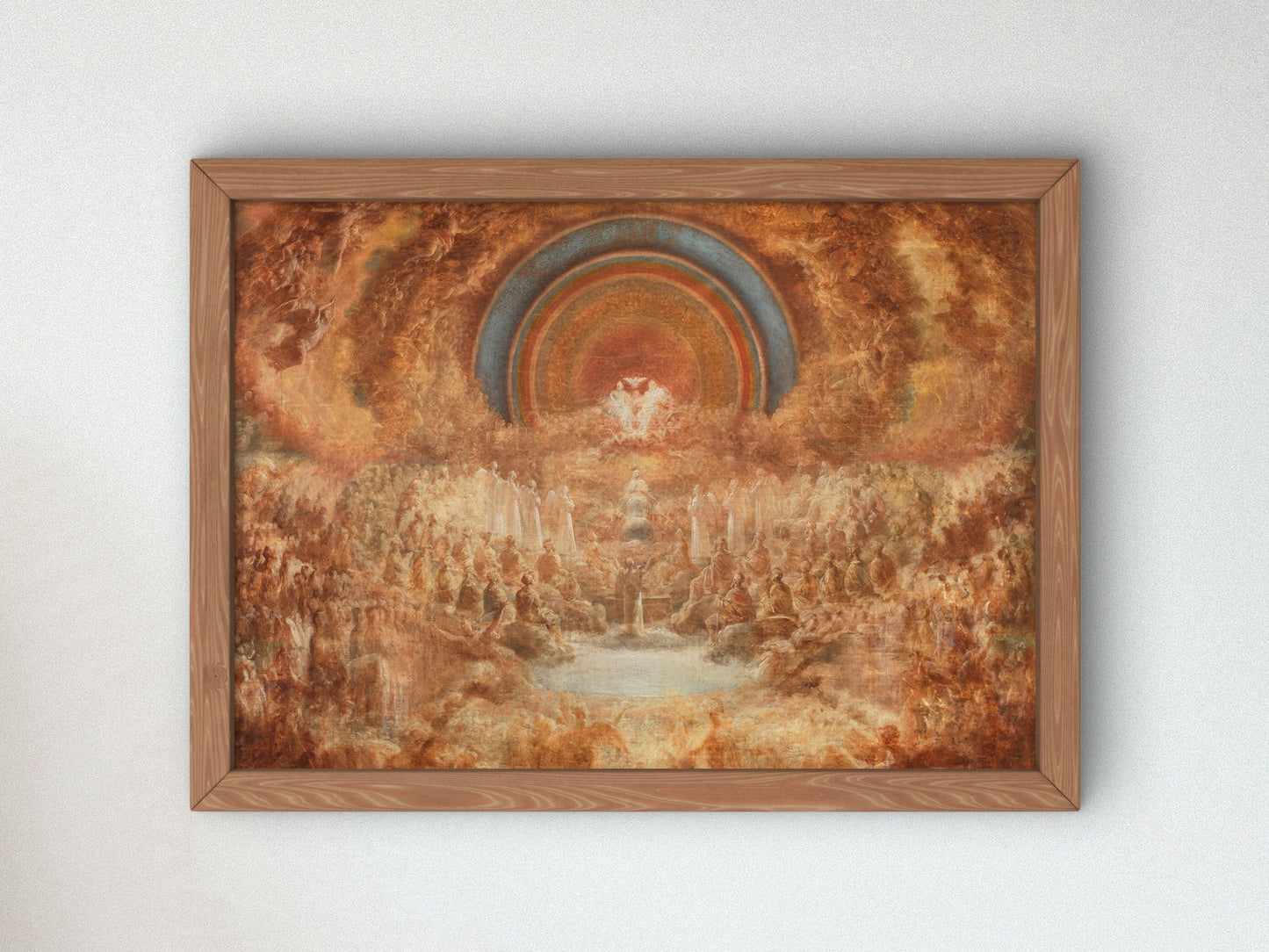 Coronation of the Virgin by Domingos Sequeira 1800, Wall Art Print, Fine Art Reproduction, Museum Quality Decor, Poster