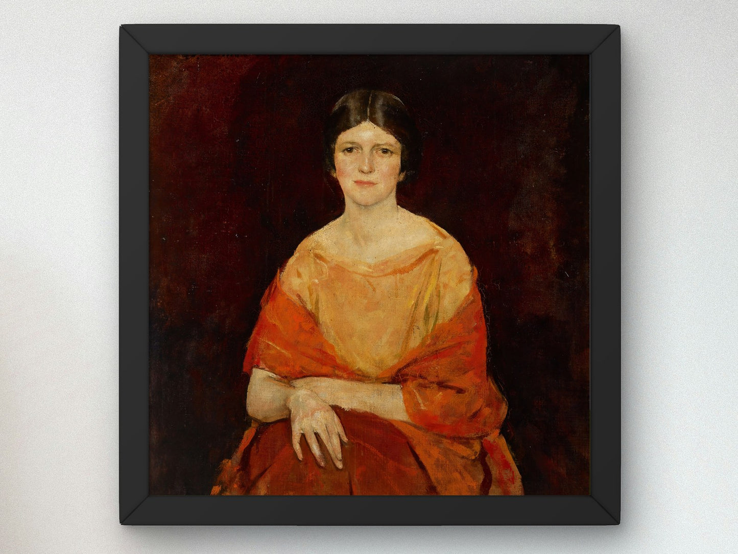 Young Woman in Yellow by Charles Webster Hawthorne 1922, Wall Art Print, Fine Art Reproduction, Museum Quality Decor, Poster