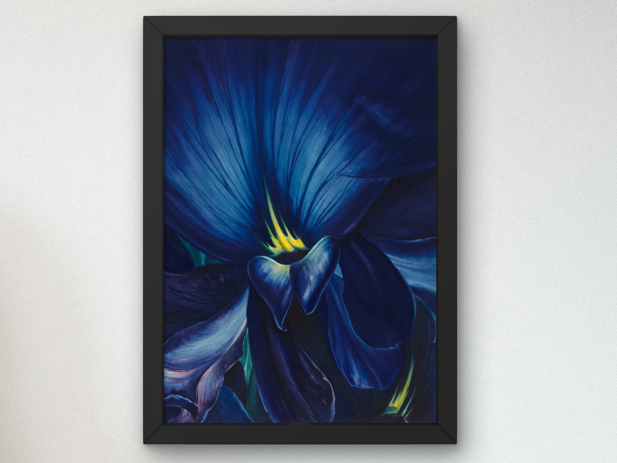 Chinese Delphinium by Leon Carroll, Wall Art Print, Fine Art Reproduction, Museum Quality Decor, Poster