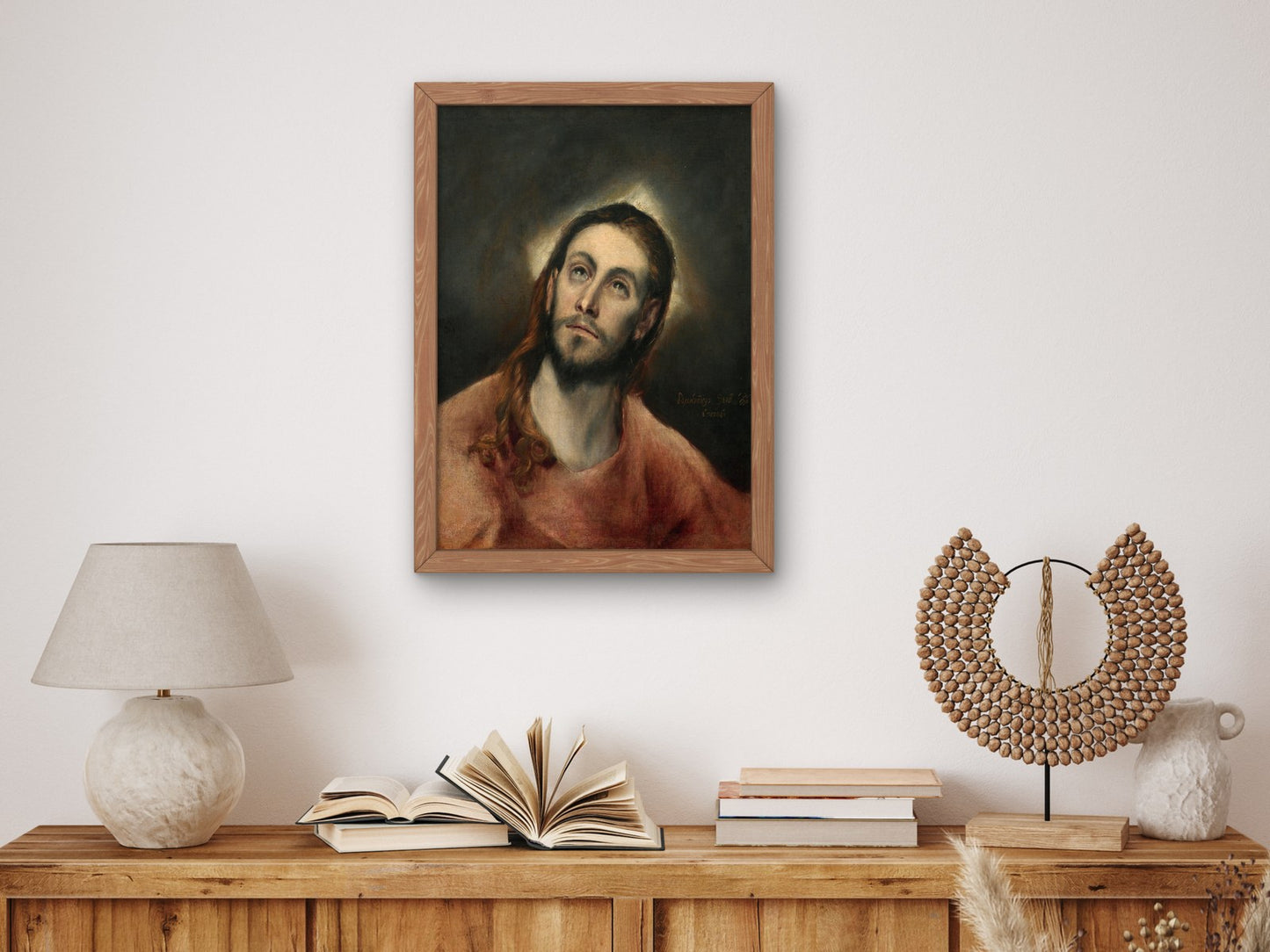 Christ in Prayer by El Greco 1595, Wall Art Print, Fine Art Reproduction, Museum Quality Decor, Poster
