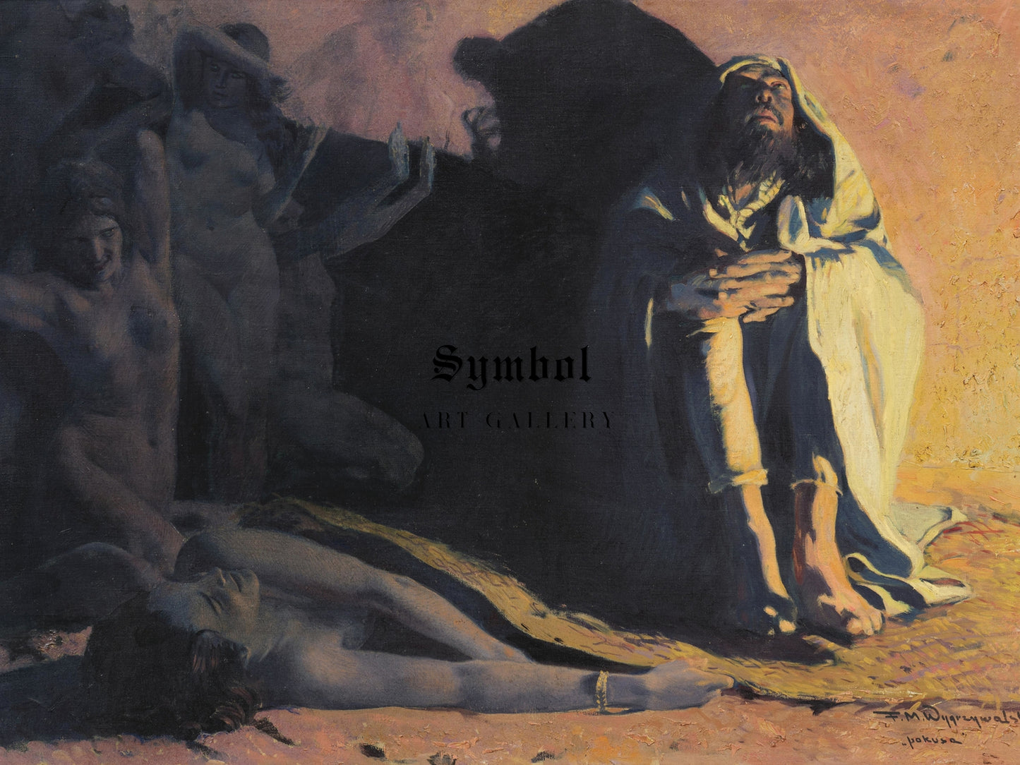 Temptation by Felix Michael Wygrzywalski, Wall Art Print, Fine Art Reproduction, Museum Quality Decor, Poster