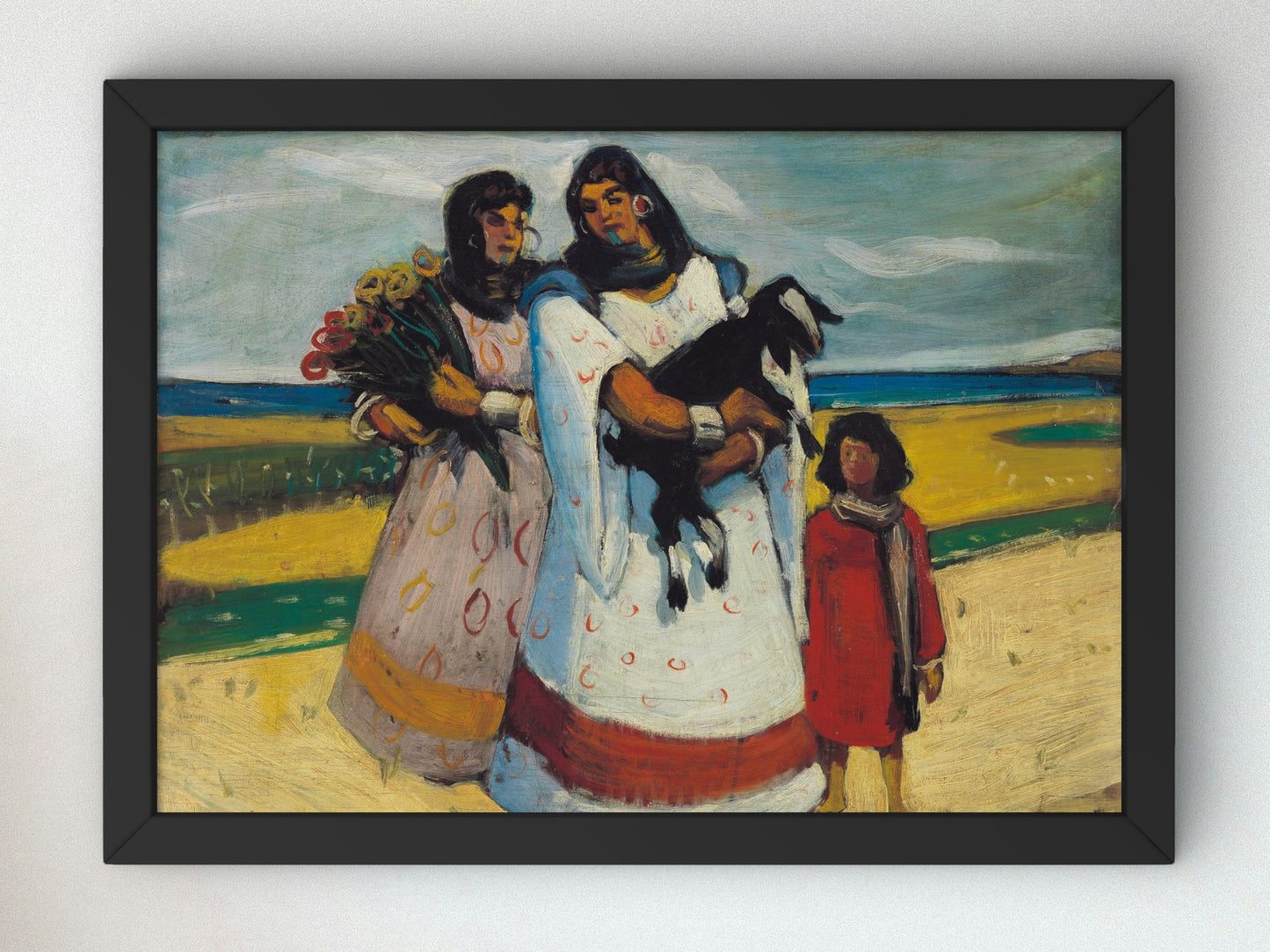 Spring in Mariout by Adham Wanly 1949, Wall Art Print, Fine Art Reproduction, Museum Quality Decor, Poster