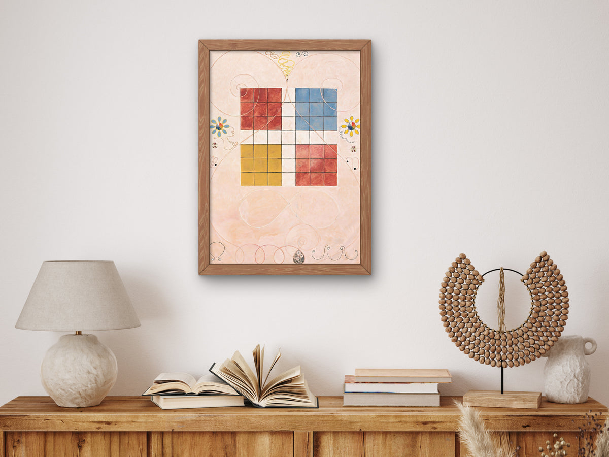 The Ten Largest No 10 Old Age by Hilma af Klint 1907, Wall Art Print, Fine Art Reproduction, Museum Quality Decor, Poster