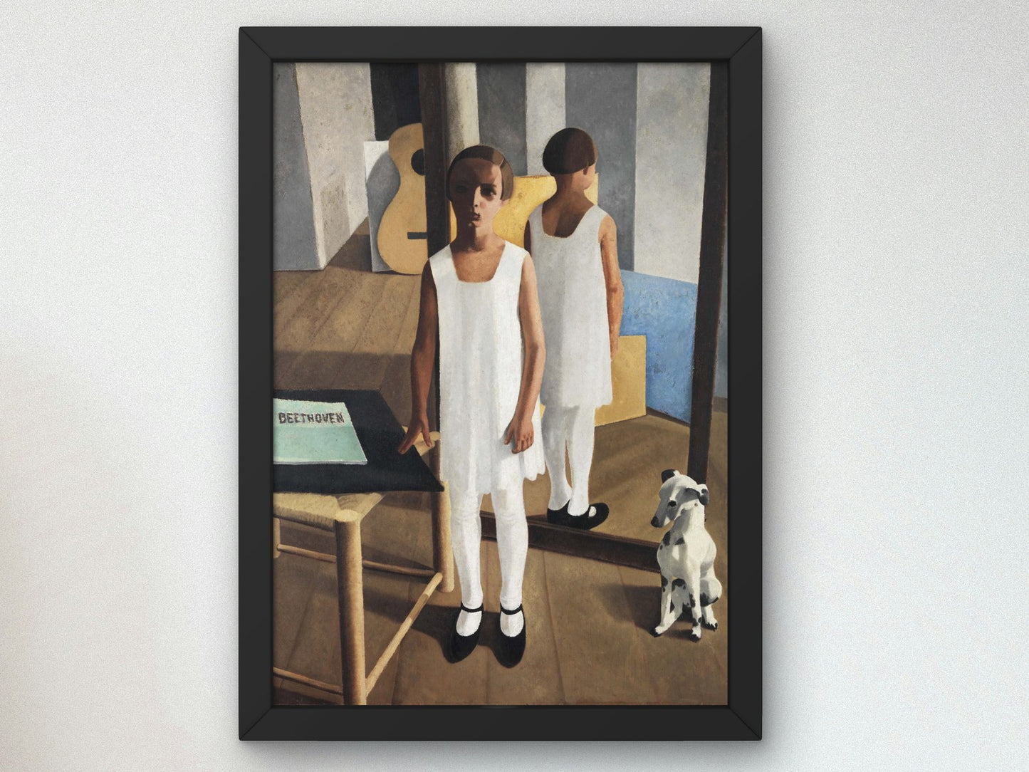 Beethoven by Felice Casorati 1928, Wall Art Print, Fine Art Reproduction, Museum Quality Decor, Poster